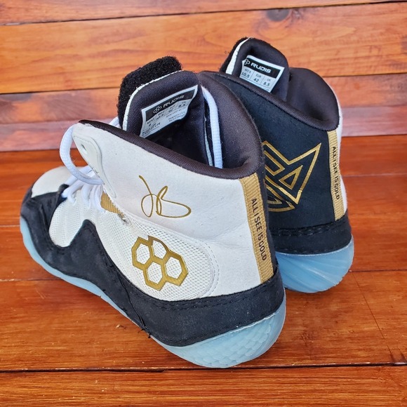 Rudis JB1 Wrestling Shoes Men 9 White Gold All I See Is Gold Jordan Burrough main image 6